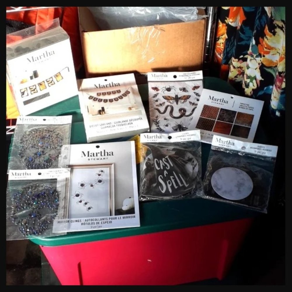 New and Unused! 9 ITEM HALLOWEEN LOT - Martha Stewart